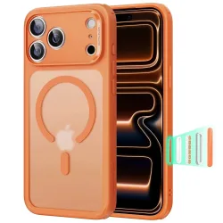 Custodia MagSafe per Apple iPhone 17 Pro Max, ESR, Classic Hybrid Slide, Arancione Satinato