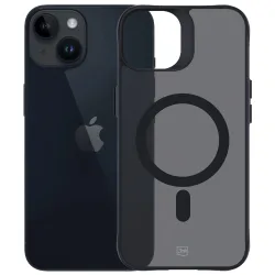 Custodia MagSafe per Apple iPhone 14 / 13, 3MK, Smoke MagCase, Nera