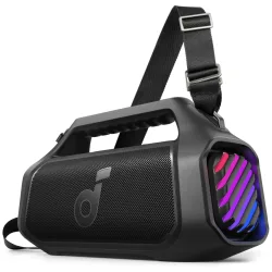 Cassa Portatile Bluetooth Anker SoundCore Boom 2 Plus, 140W, TWS, RGB, Impermeabile, Nera A3134011