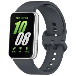Cinturino Techsuit W086 per Samsung Galaxy Fit3 R39M, Grigio