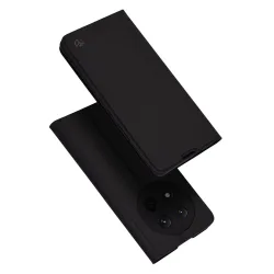 Custodia per Honor X9c / Magic7 Lite, Techsuit, Magskin Book, Nera