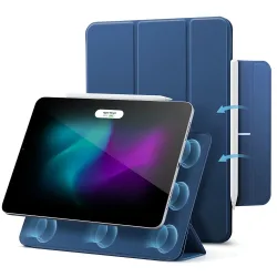 Custodia per Apple iPad Air 13 (2026) / Air 13 (2025) / Air 13 (2024) / Pro 12.9 (2022) / Pro 12.9 (2021), ESR, Rebound, Blu scuro