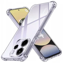 Custodia per Xiaomi Redmi Note 14 4G (Standard), Techsuit, Shockproof Clear, Trasparente