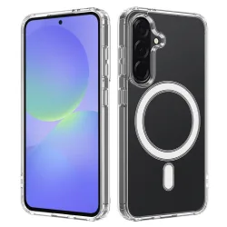 Custodia MagSafe per Samsung Galaxy A56 A566 / A36 A366, Techsuit, Pro, Trasparente