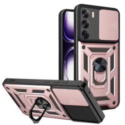 Custodia per Oppo Reno12, Techsuit, CamShield, Rosa