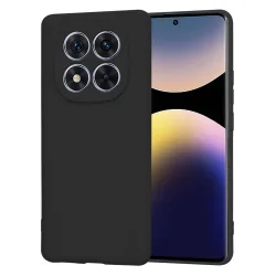 Custodia per Xiaomi Poco X7 / Note 14 Pro 5G, Techsuit, SoftFlex, Nera