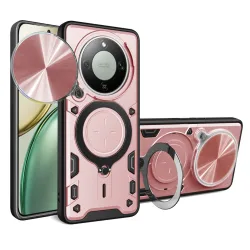 Custodia per Honor Magic8 Lite, Techsuit, CamGuard Pro, Rosa Dorato