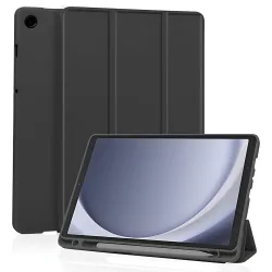 Custodia per Samsung Galaxy Tab A11 / Tab A9, Techsuit, Flex Trifold Nuovo Modello, Nera