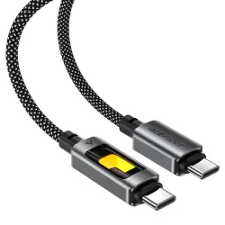 Cavo Dati e Ricarica USB-C - USB-C Acefast C21-03, 60W, 1.2m, Nero