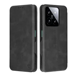 Custodia per Xiaomi 14, Techsuit, Safe Wallet Plus, Nera