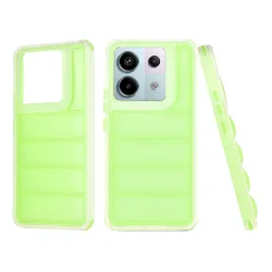 Custodia per Xiaomi Poco X6 / Note 13 Pro 5G, Techsuit, Wave Shield, Verde
