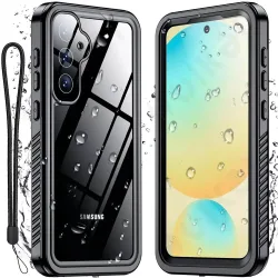 Custodia Waterproof per Samsung Galaxy S25+ S936, ShellBox, Nera