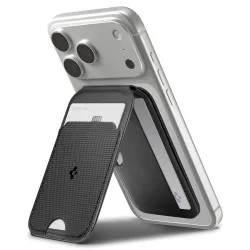 Portafoglio MagSafe, Spigen, Slim Fold Tripod S314-2, Nero AFA10406