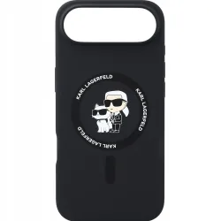 Custodia MagSafe per Apple iPhone 17 Air, Karl Lagerfeld, Ring Karl & Choupette, Nera