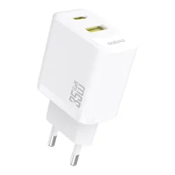 Caricabatterie Rete Dudao A27 Max, 35W, 1 x USB-A - 1 x USB-C, Bianco