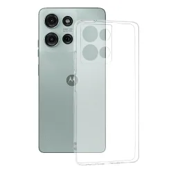 Custodia per Motorola Moto G75, Techsuit, Chiara, Trasparente