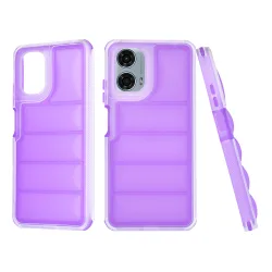 Custodia per Motorola Moto G24 Power, Techsuit, Wave Shield, Viola