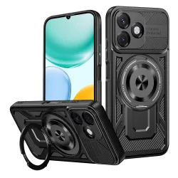 Custodia per Honor X5c Plus, Techsuit, RuggedCam, Nera