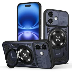 Custodia per Apple iPhone 16 Plus, Techsuit, RuggedCam, Blu