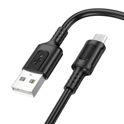 Cavo Dati e Ricarica USB-A - microUSB Borofone BX111 Feliz, 18W, 1m, Nero