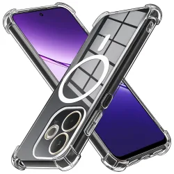 Custodia MagSafe per Oppo A5 Pro 4G / A5 Pro, Techsuit, Antiurto, Trasparente