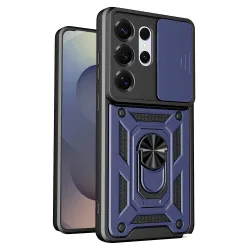 Custodia per Samsung Galaxy S26 Ultra S948, Techsuit, CamShield, Blu
