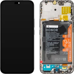 Display con Touchscreen Honor X8c, con Cornice e Batteria, Nero (Midnight Black), Service Pack 0235AMXP