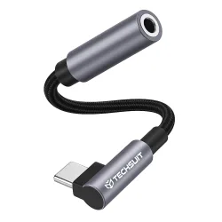 Adattatore Audio USB-C - 3.5mm Techsuit AC7 MusicDox, Grigio