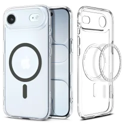Custodia MagSafe per Apple iPhone 17 Air, Spigen, Ultra Hybrid, Grigio Trasparente ACS10314