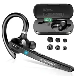 Auricolare Bluetooth Techsuit G9 TalkZen, A2DP, Nero