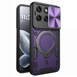 Custodia per Motorola Edge 70 Fusion, Techsuit, CamGuard Pro, Viola