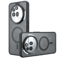 Custodia MagSafe per Nothing Phone (3a) Pro, Techsuit, PureFrost, Nero Satinato