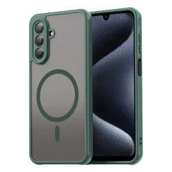 Custodia MagSafe per Samsung Galaxy A17 5G, Techsuit, HaloFrost II, Verde