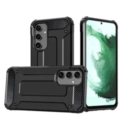 Custodia per Samsung Galaxy A54 A546, Techsuit, Hybrid Armor, Nera