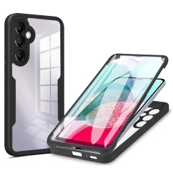 Custodia per Samsung Galaxy A14 A145 / A14 5G A146, Techsuit, ColorVerse 360, Nera