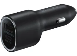 Caricatore Auto Samsung, 40W, 2A, 1 x USB-A - 1 x USB-C, Nero EP-L4020NBEGEU