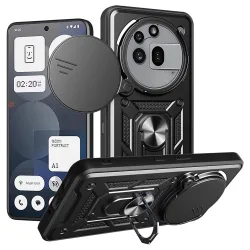 Custodia per Nothing Phone (3a) Pro, Techsuit, CamShield, Nera