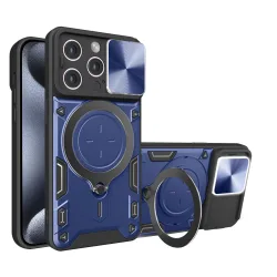 Custodia per Apple iPhone 15 Pro, Techsuit, CamGuard Pro, Blu