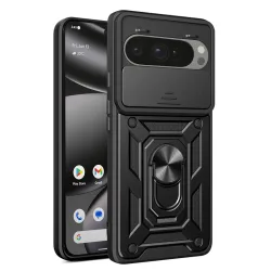 Custodia per Google Pixel 10 Pro XL, Techsuit, CamShield, Nera