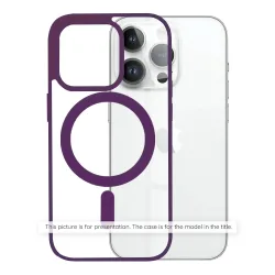 Custodia MagSafe per Apple iPhone 17 Pro Max, Techsuit, Pro, Viola