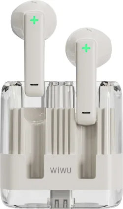 Vivavoce Bluetooth WiWu T21, TWS, bianco