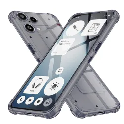Custodia per Nothing Phone (3a) Lite, Techsuit, Shockproof Clear, Fumo