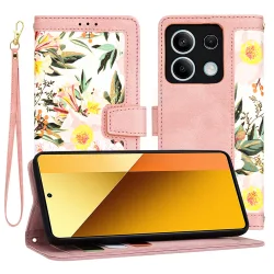 Custodia per Xiaomi Redmi Note 13 5G, Techsuit, FlipCraft, Rosa