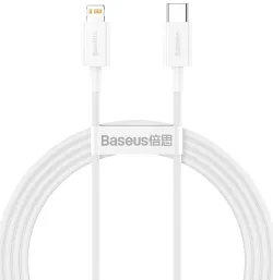Cavo Dati e Ricarica USB-C - Lightning Baseus Superior Series, 20W, 1.5m, Bianco CATLYS-B02