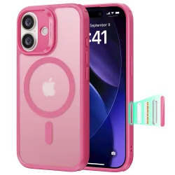 Custodia MagSafe per Apple iPhone 17, ESR, Classic Hybrid, Rosa Satinato