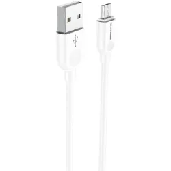 Cavo Dati e Ricarica USB-A - microUSB BLUE Power BM2BX14 LinkJet, 18W, 2m, Bianco