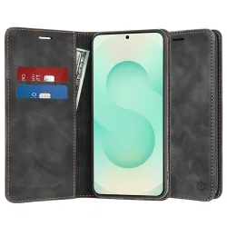 Custodia per Samsung Galaxy S25+ S936, Techsuit, Confy, Nera