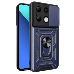 Custodia per Xiaomi Redmi Note 13 4G, Techsuit, CamShield, Blu