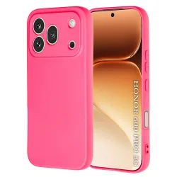 Custodia per Honor 600 Pro, Techsuit, SoftFlex, Rosa Scuro