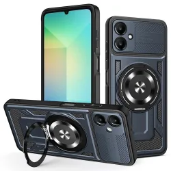 Custodia per Samsung Galaxy A06 A065, Techsuit, RuggedCam, Blu